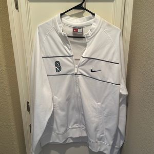 Nike- BRAND NEW Seattle Mariners zip up jacket- white Size M- never worn